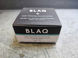 BLAQ Teeth Whitening Charcoal Powder MINT Flavor NIB 30g  - £3.90 GBP