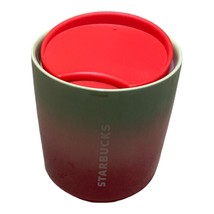 Starbucks Holiday 2020 Pearl Red, Pink &amp; Green Ombre Ceramic Cup Mug 8 fl oz New - £11.87 GBP