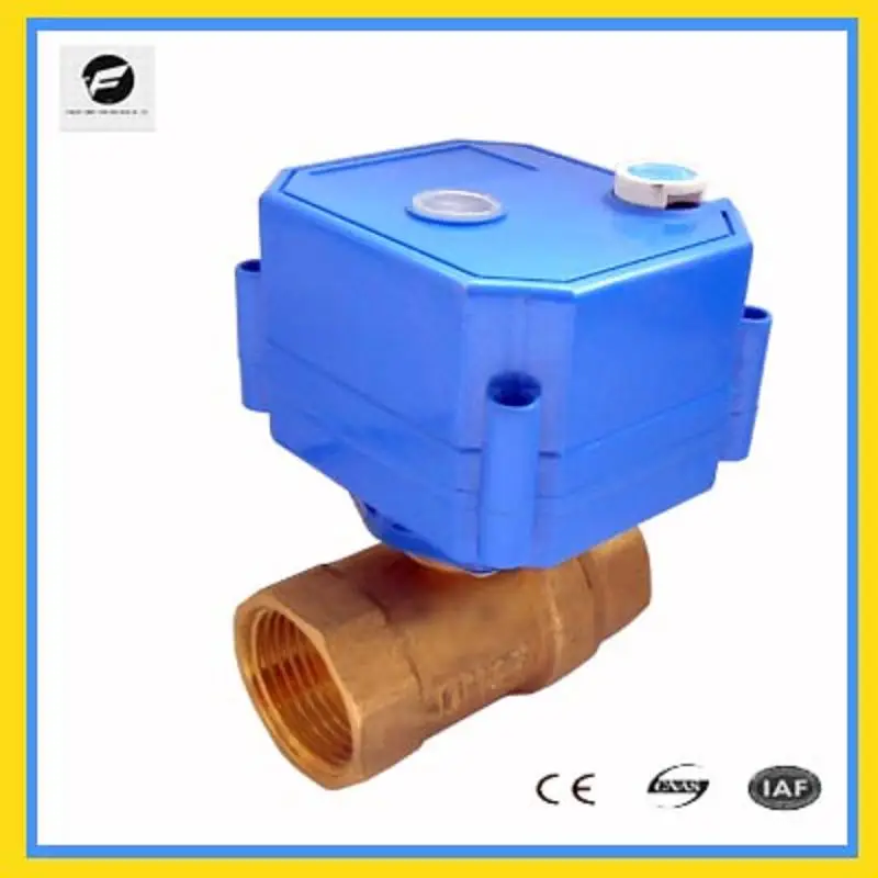 I electric actuator control ball valve with manual override function dn8 dn10 dn15 dn20 thumb200