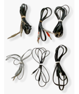 Audio Video Microphone Cable Cords Tandem Assorted Sizes Lengths 6 Male Lot - £15.46 GBP