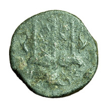 Ancient Greek Coin Hieron II Syracuse Sicily AE18mm Poseidon / Trident 0... - $21.59