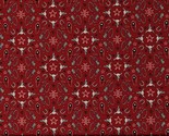 Cotton John Wayne Bandana Shoes Barn Red Fabric Print by Yard D364.66 - £11.72 GBP