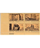U S Stamp, Historic Preservation Issue, Plate Block (1979) 8 cent - €2,55 EUR