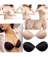 Silicone Invisible Bra Backless Adhesive Stick On Push Up Gel Strapless ... - €10,30 EUR+