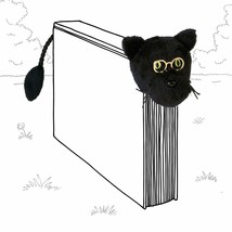 Book-Tails Bookmark - Black Cat - $9.89+