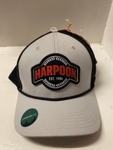 Harpoon Brewery Beer Trucker Hat Mesh Snapback NWT Gray Black Adjustable - $23.50