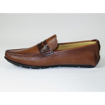 Men's Shoes Steve Madden Slip On Driving style Casual Soft Leather Tatem Bronze image 5