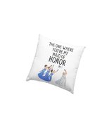 The One Where You&#39;re My Maid of Honor Pillow, Funny Gift for Bridesmaid ... - £23.75 GBP