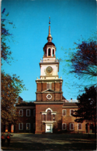 Independence Hall Philadelphia PA Pennsylvania Clock Tower Postcard (C) - £3.83 GBP