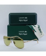 LACOSTE L239S Ricky Regal 714 Gold/Green 58-16-145 Sunglasses New Authentic - $58.69