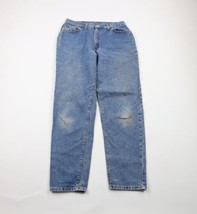 Vintage 80s Levis 505 Womens 32x32 Distressed High Waisted Denim Mom Jeans USA - £69.66 GBP