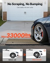 VEVOR 3 Pcs Driveway Rubber Curb Ramp 33069 lbs 2.6 in Rise Threshold Ramp - €244,79 EUR