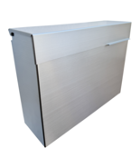 OPEN BOX Brushed Stainless Steel Mailbox for Walls with Rainproof Design(Silver) - $128.99