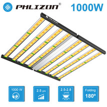 Phlizon FD9600 Fold Dimmer LED Grow Light Fixture Full Spectrum for Hydroponics - £414.42 GBP
