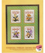A Collection of Cross Stitch Pattern Booklet Coats &amp; Clark 1981 5900-01 - $5.00