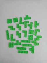 Tetris Link Board Game 2011 Parts Pieces Replacement 24 Green Tiles - £3.04 GBP