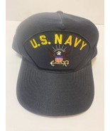 United States Navy Ball Cap Black and Gold Adjustable - $17.95 CAD
