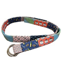 Vineyard Vines Medium Patchwork D-Ring Fabric Belt 46&quot; - £22.65 GBP