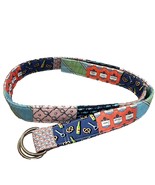 Vineyard Vines Medium Patchwork D-Ring Fabric Belt 46&quot; - $28.80
