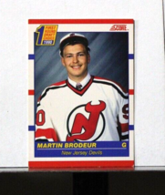 G 1990-91 First Round Draft Choice Martin Brodeur Rookie New Jersey Devils #439 - £3.08 GBP