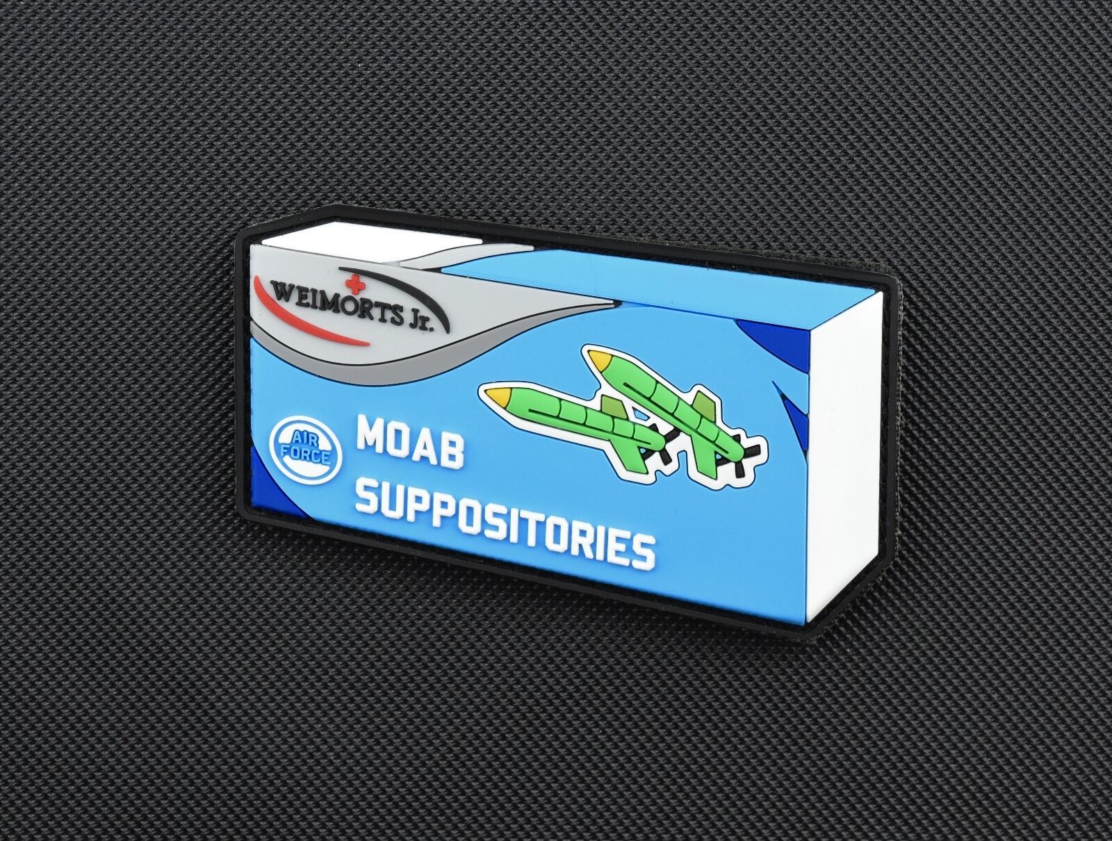 MOAB Suppositories 3D PVC Rubber Morale Patch Mother Of All Bombs ISIS h... - $7.25