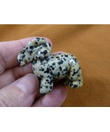 (Y-RAM-567) spotted Jasper RAM SHEEP gemstone carving FIGURINE gem BIG H... - £10.99 GBP