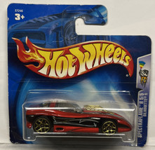 2003 Hot Wheels Silhouette Spectraflame II #5 Red Gold Y5 Short Card - £2.80 GBP