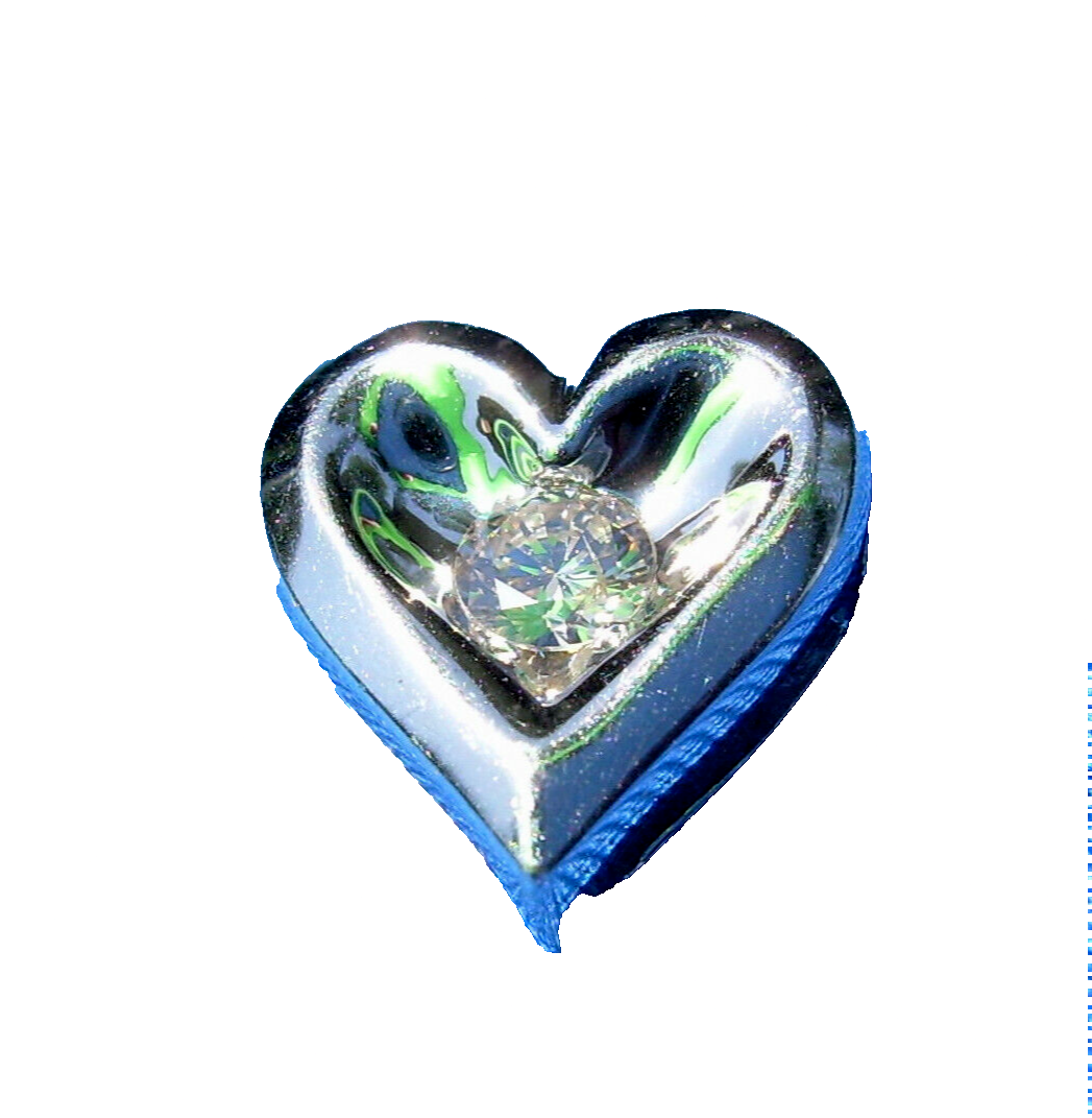 Earth mined Diamond Heart of Life Pendant Solid 14k White Gold Medallion Charm Item image 4