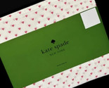 Kate Spade QUEEN Sheet Set 100% Cotton Percale PINK Hearts on White 4 pi... - $105.00