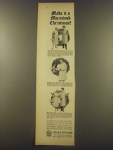 1956 Macintosh Coats Advertisement - Make it a Macintosh Christmas - £14.54 GBP