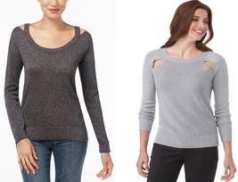 WOMENS MICHAEL KORS REGAL CUTOUT &amp; COLD SHOULDER SWEATERS VARIOUS SIZE &amp;... - £62.15 GBP