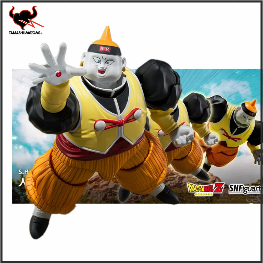 In Stock Original Anime Figures Dragon Ball Z Android 19 SHFiguarts PVC Toys - £126.83 GBP
