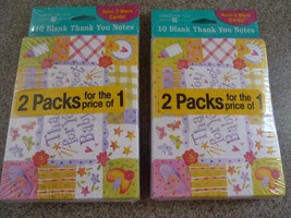 New Lot Of 40 - Thank You For Baby Gift Cards (Inside Blank) American Greetings - £12.24 GBP