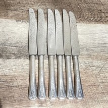 Oneida Community DEAUVILLE Silver Plate 1929 Silverware Dinner Knives Set of 6 - $29.69