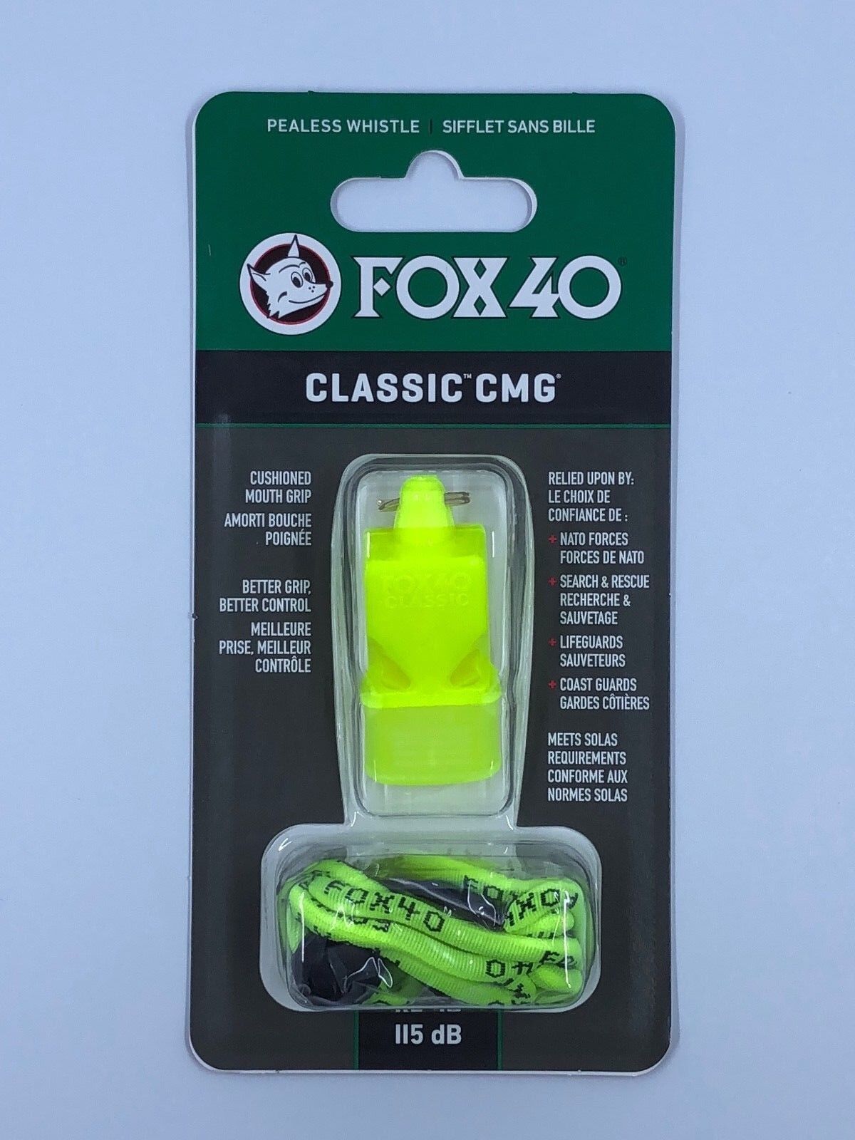 Neon Yellow Fox 40 Classic Cmg Whistle and 50 similar items