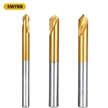 HSS Spot Drill NC CNC Center Bit 60 90 120 Degree TiN Coated Prepare Gui... - £75.07 GBP