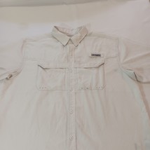 Columbia FM7024 Men's Omni-Shade Short Sleeve Button-Up White Shirt Chest Sz 51" image 10