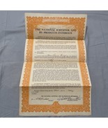 the national ichthyol and by products antique certificate Burnet Texas 1934 - £15.13 GBP