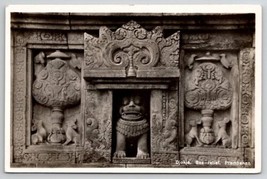 Djokja Bas-Relief Prambanan RPPC Postcard C35 - £4.56 GBP