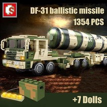 DF31A Intercontinental Missile Truck Building Blocks Military MOC Bricks Toy Set - £78.61 GBP