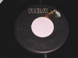 Elvis Presley The Wonder Of You 45 Rpm Record Vintage RCA Gold Standard Label - £12.98 GBP