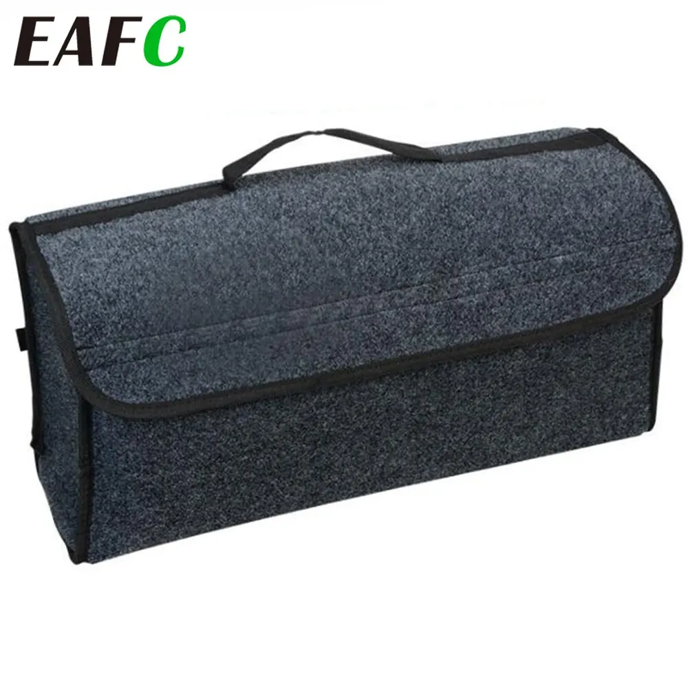  foldable soft felt trunk organizer box car boot organizer travel tools stowing tidying thumb200