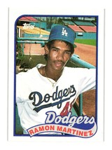 1989 Topps #225 Ramon Martinez Los Angeles Dodgers - £1.59 GBP
