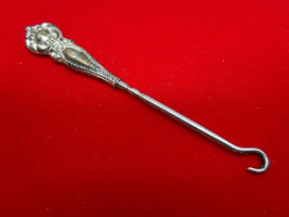 Vintage Sterling Silver Handle Shoe Button Hook, Child size 3.5&quot; - £50.90 GBP