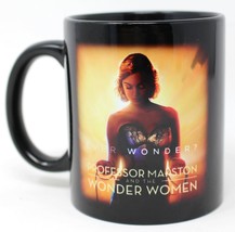 Ever Wonder Woman Professor Marston Black Coffee Mug Cup DC Comics - $19.79
