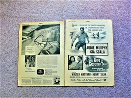 Ride a Crooked Trail/Britain’s ABC Tel.(2) Pages Movie Ads from Variety 1958. - £17.78 GBP