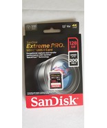 Sandisk SD Extreme Pro UHS-I 4K UHD 200MB/s Flash Memory Card 128GB - $399.63 MXN