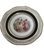 Winterling Bavaria Germany Cherubs Dessert Fruit Plate Reticulated - $15.10 CAD