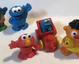 Sesame Street Lot Of 5 Toys Elmo Cookie Monster T5 - $3.96