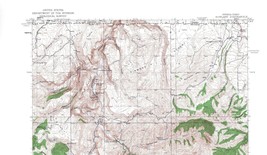 Rowland Quadrangle, Nevada-Idaho 1936 Topo Map USGS 15 Minute Topographic - £18.08 GBP